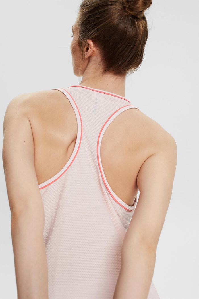 Mesh top with reflective stripes, LIGHT PINK, detail image number 2