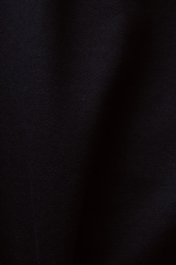 Sweat shorts, 100% cotton, BLACK, detail image number 4