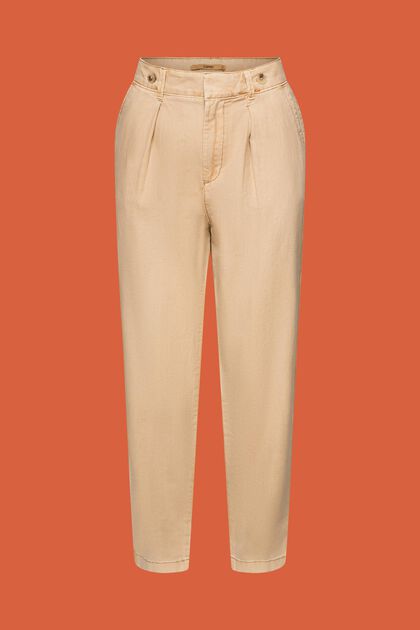 Chino trousers, linen blend