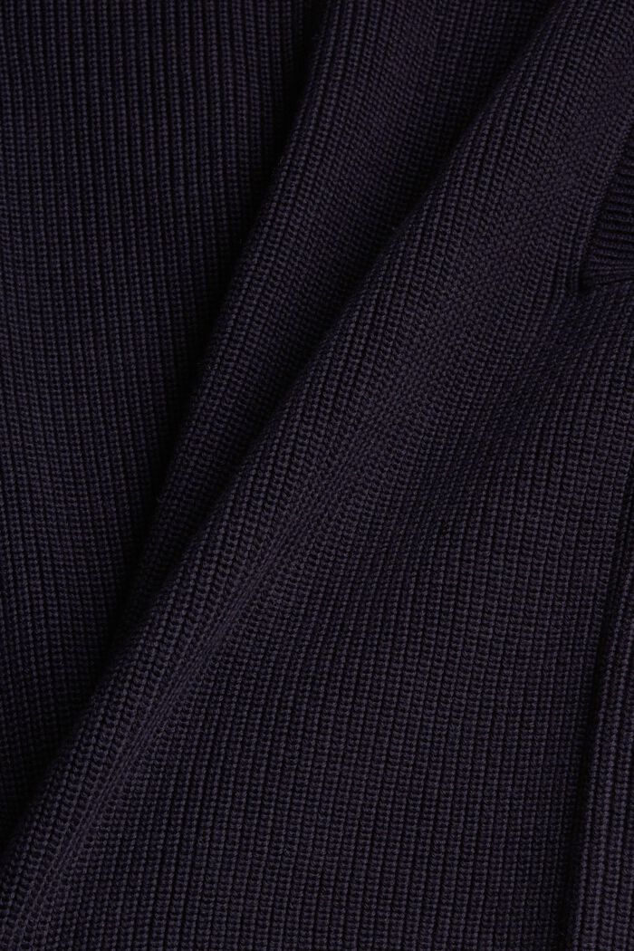 Sleeveless jumper in 100% organic cotton, NAVY, detail image number 1