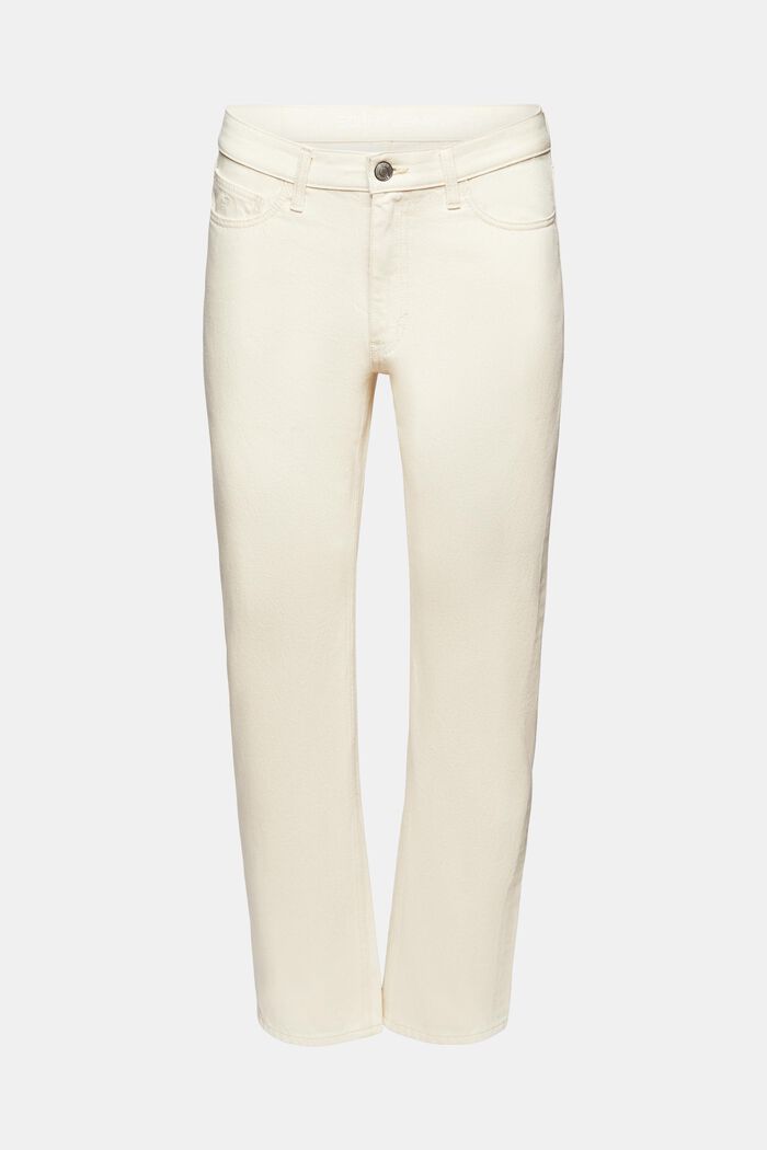 Mid-Rise Straight Jeans, OFF WHITE, detail image number 7