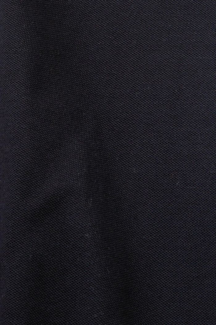 Signature piqué polo shirt, BLACK, detail image number 4