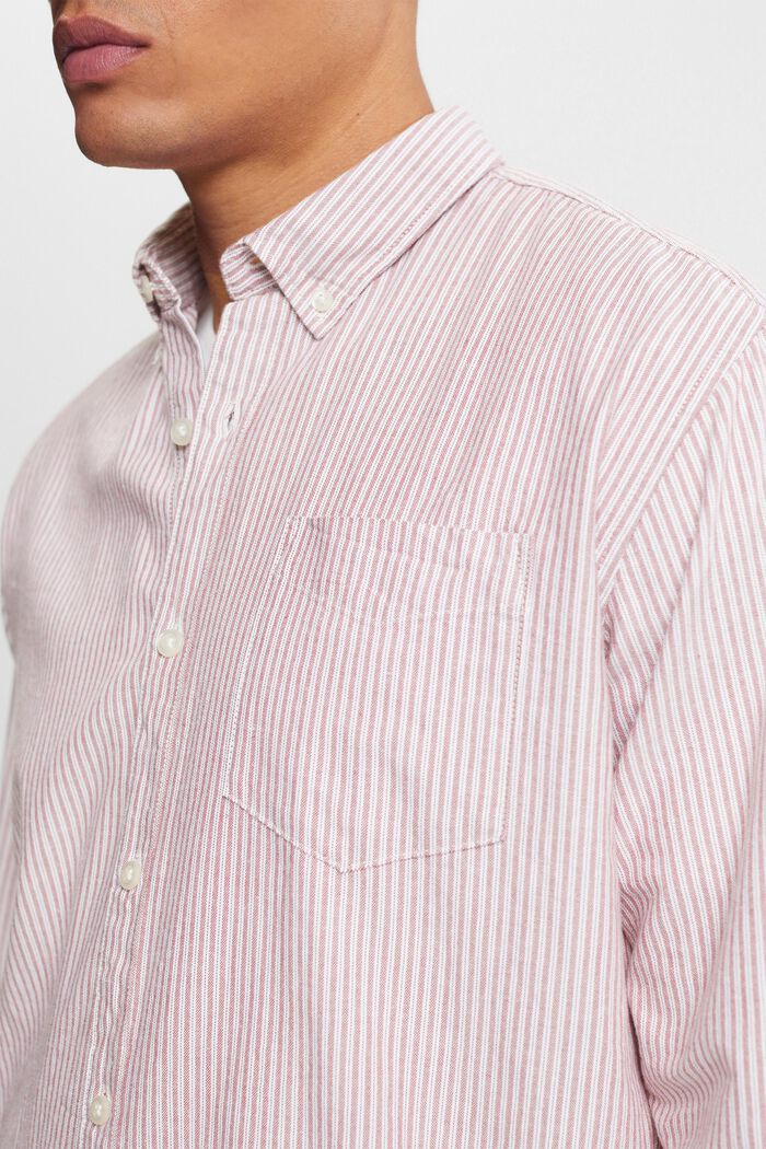 Striped shirt, TERRACOTTA, detail image number 0