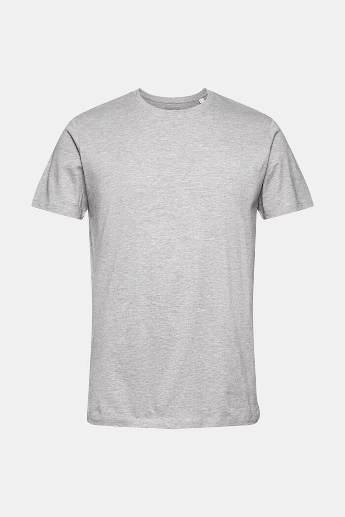 Jersey T-shirt, organic cotton/LENZING™ ECOVERO™, MEDIUM GREY, overview