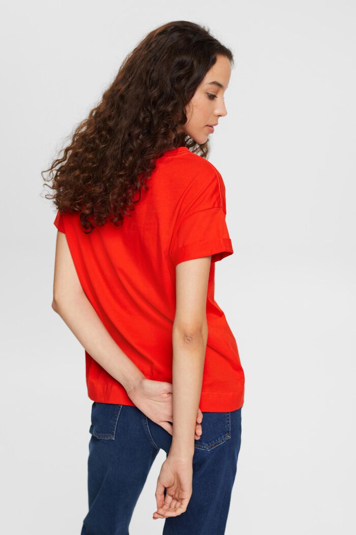 Print t-shirt, RED, detail image number 3
