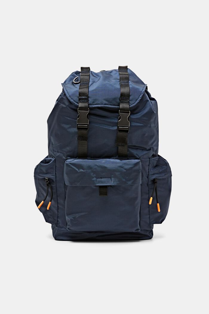 Water-Repellent Ripstop Backpack, PETROL BLUE, detail image number 0