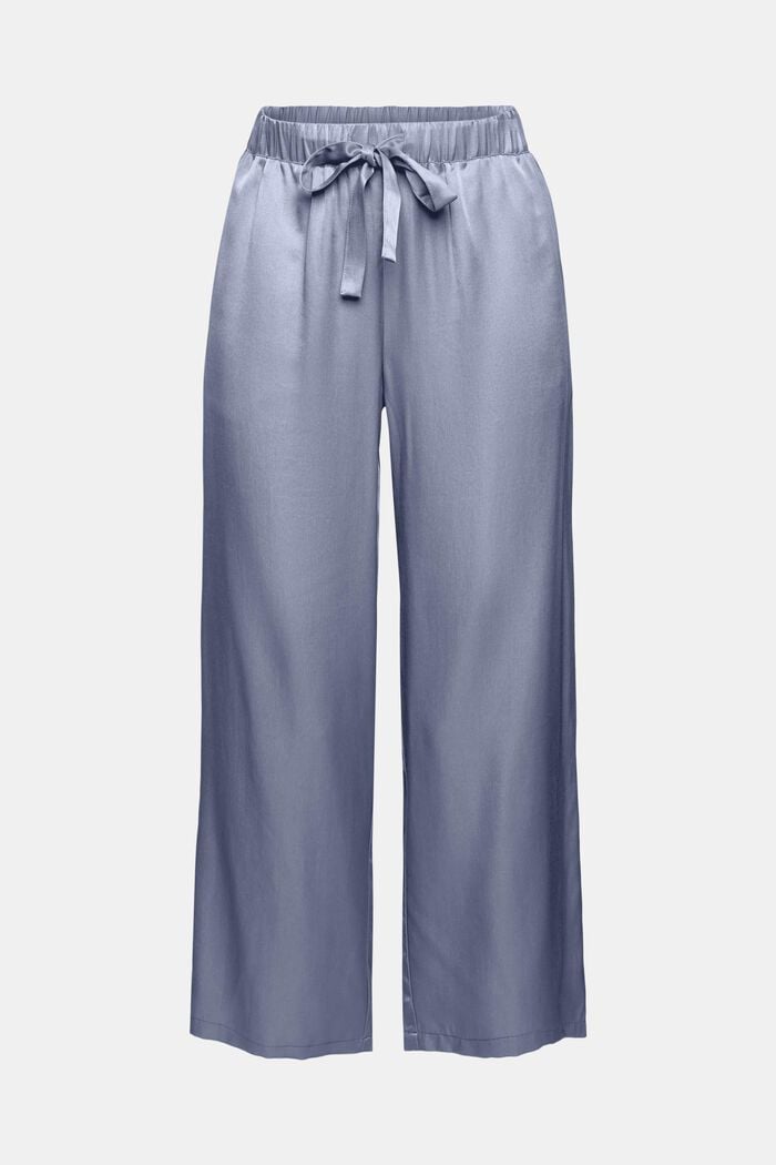 Pyjama trousers containing LENZING™ ECOVERO™, GREY BLUE, detail image number 6