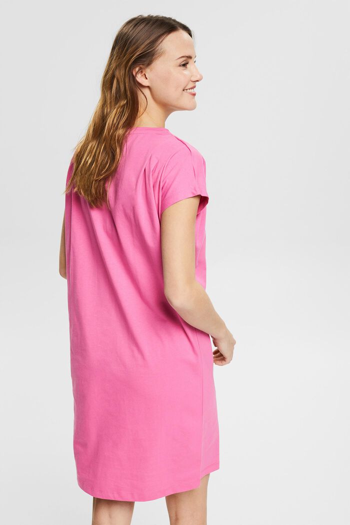 T-shirt dress made of 100% organic cotton, PINK, detail image number 2