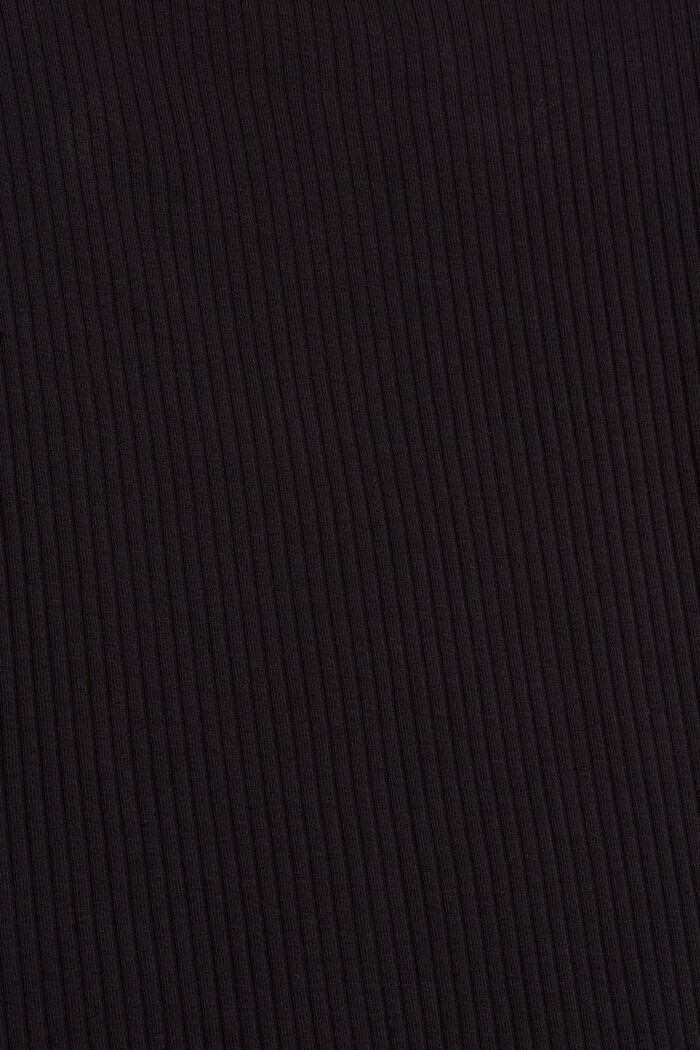 Ribbed bodysuit made of organic cotton, BLACK, detail image number 4