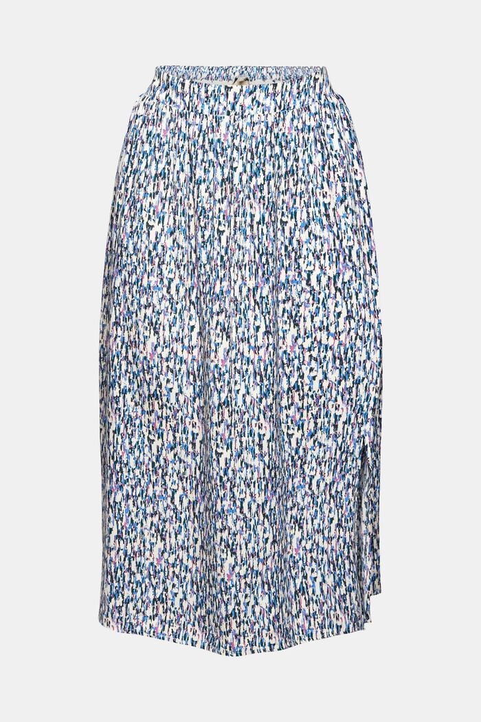 Patterned midi skirt, LENZING™ ECOVERO™, BLUE LAVENDER, detail image number 5