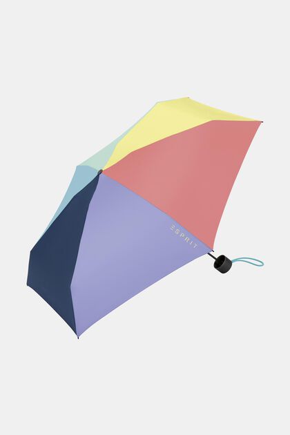 Pocket umbrella in multi-coloured design