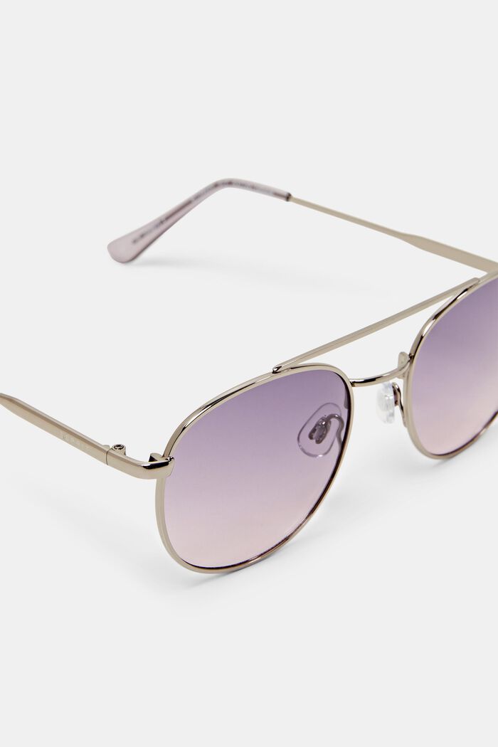 Aviator-style sunglasses with coloured lenses, PURPLE, detail image number 1