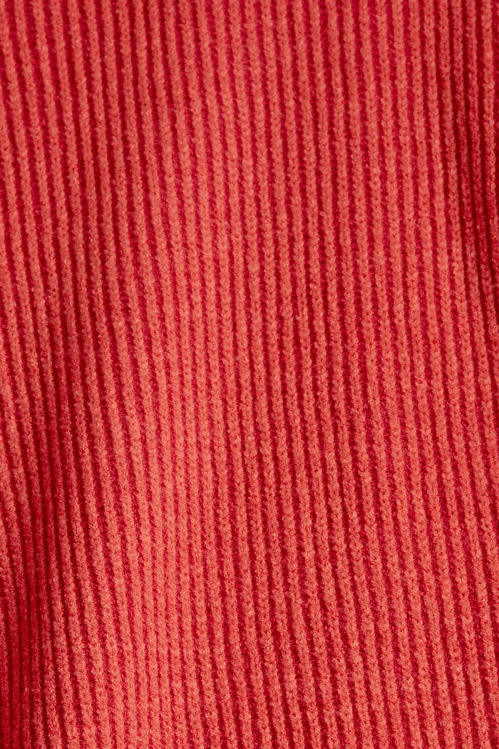 Ribbed knit jumper, LENZING™ ECOVERO™, RED, detail image number 4
