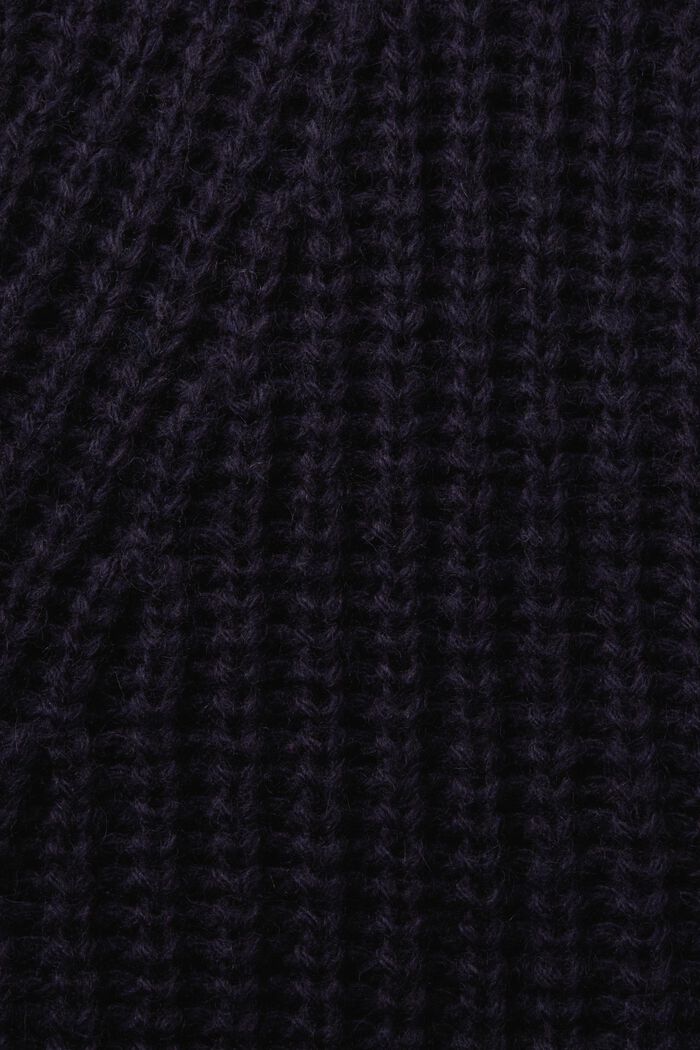 Rib Knit Sweater, NAVY, detail image number 5
