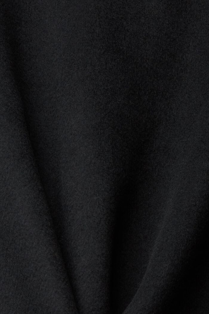 Wool blend mini skirt, BLACK, detail image number 5