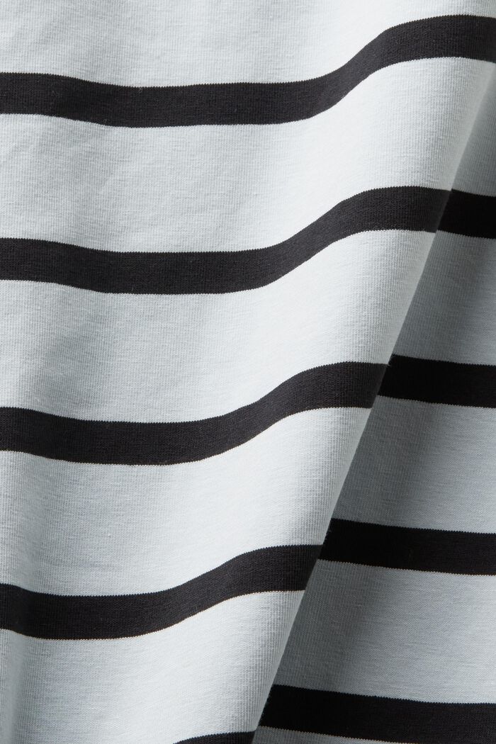 Striped Sleeveless T-Shirt, LIGHT BLUE, detail image number 6
