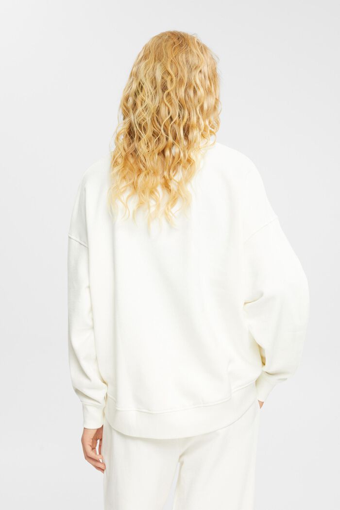 Color Dolphin Relaxed Fit Sweatshirt, OFF WHITE, detail image number 5