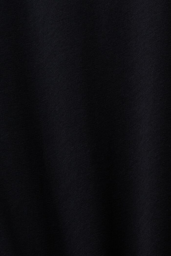 Front Print Jersey T-Shirt, BLACK, detail image number 5