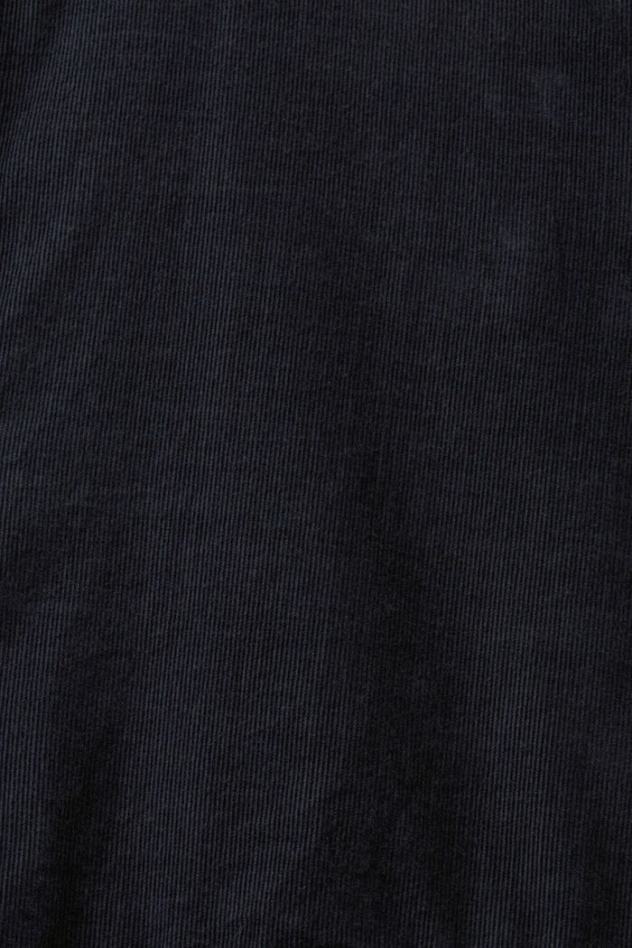 Corduroy Mini Dress, BLACK, detail image number 5