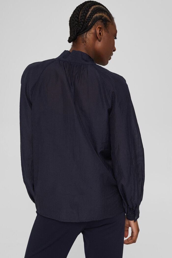 Blouses woven regular fit, NAVY, detail image number 3