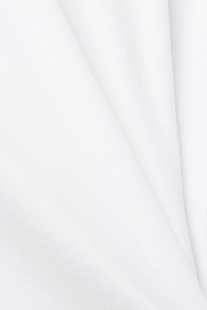 Ribbed jersey t-shirt, WHITE, detail image number 5