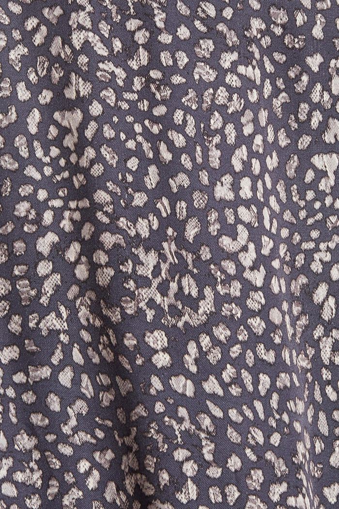 Leopard print T-shirt, LENZING™ ECOVERO™, DARK BLUE, detail image number 4