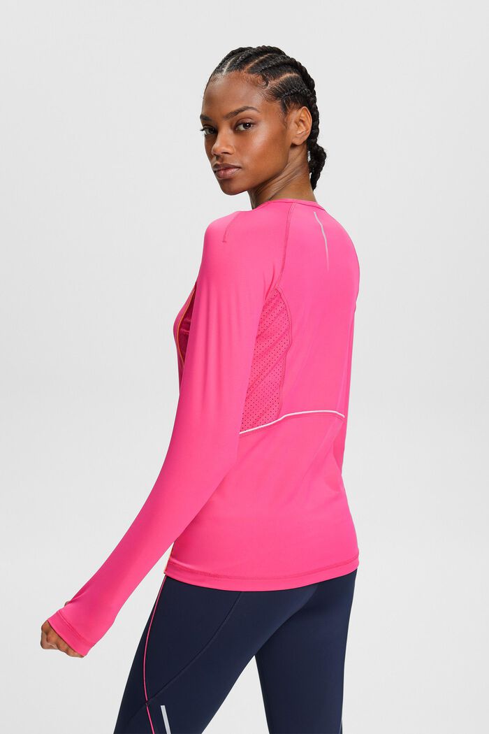Active Long-Sleeve T-Shirt, PINK FUCHSIA, detail image number 3