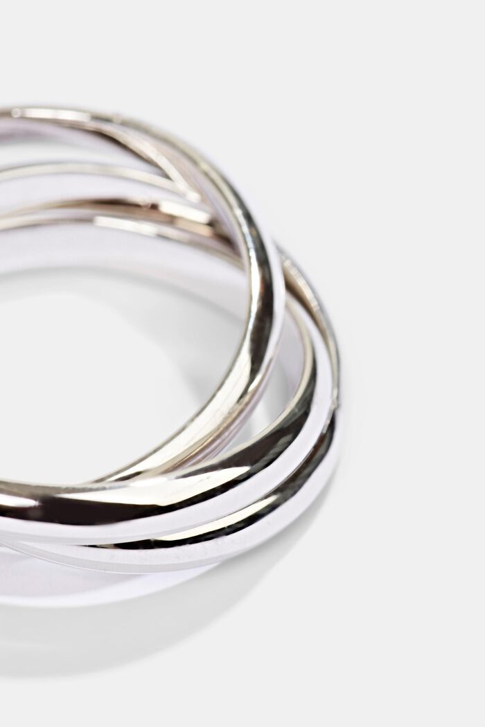 Ring trio in sterling silver, SILVER, detail image number 1