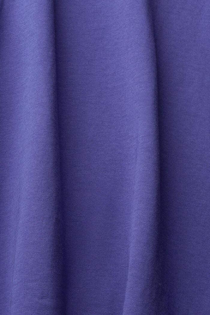 Jersey T-shirt with back print, DARK PURPLE, detail image number 5