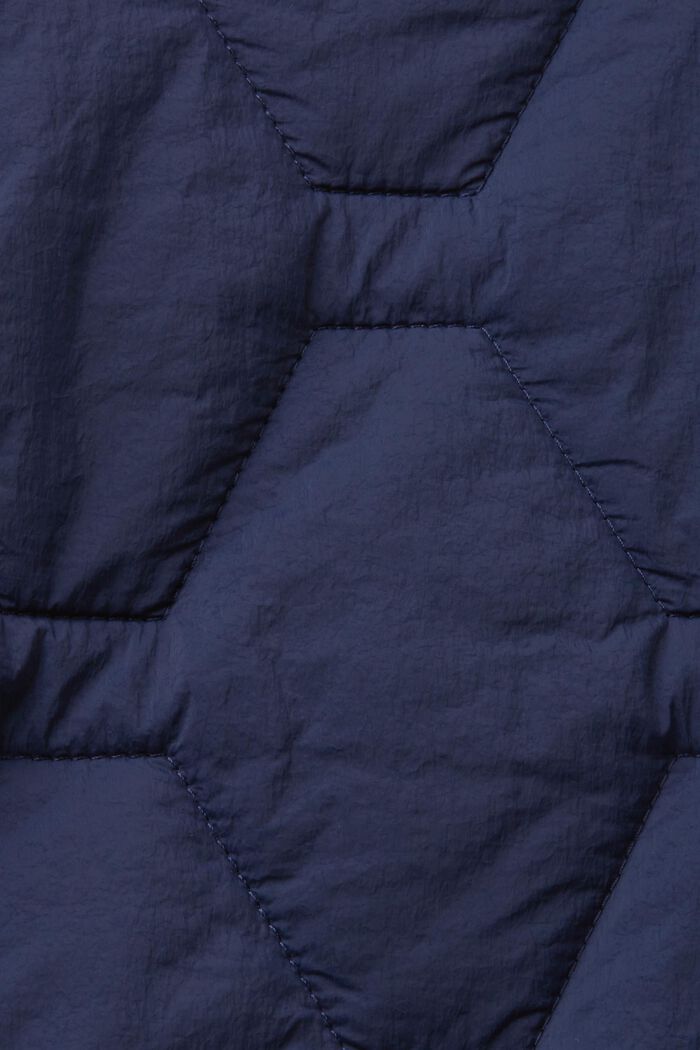 Recycled: lightweight quilted jacket, NAVY, detail image number 6