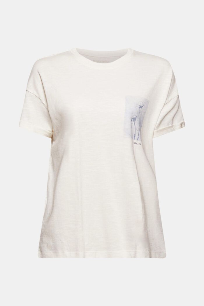 T-shirt made of organic cotton and TENCEL™/modal, NEW OFF WHITE, detail image number 5