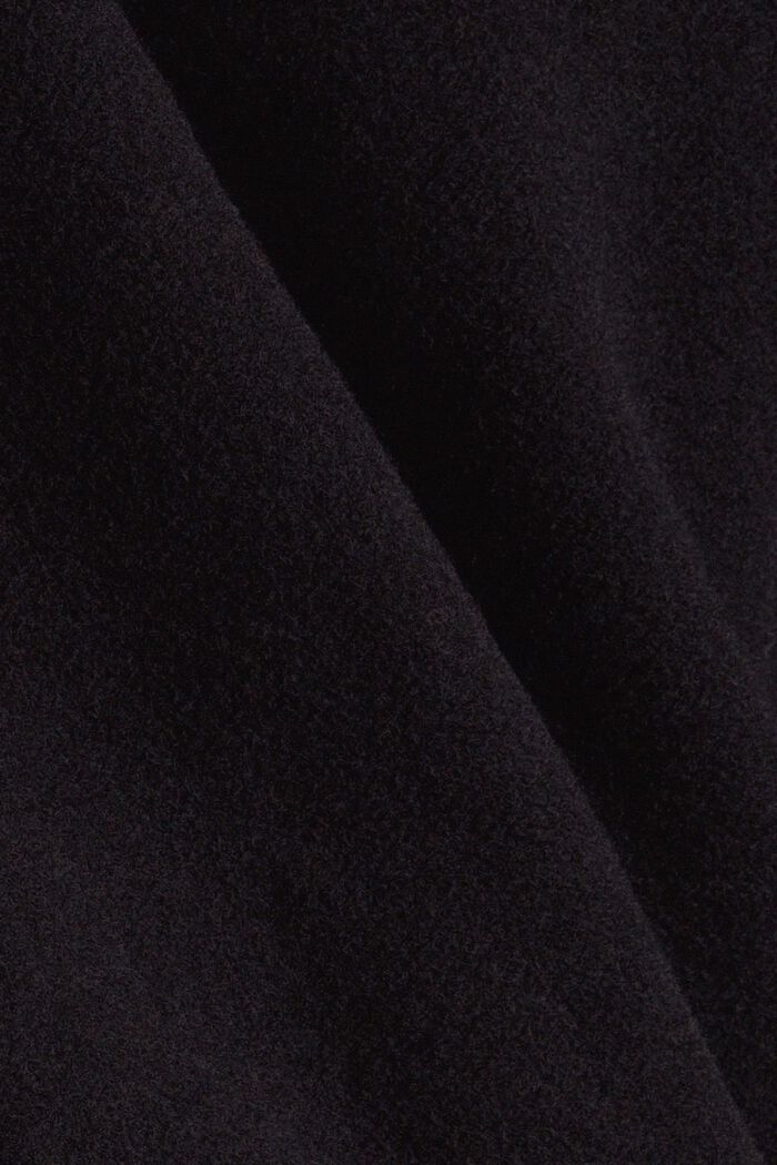Wrap-over effect blouse, LENZING™ ECOVERO™, BLACK, detail image number 4