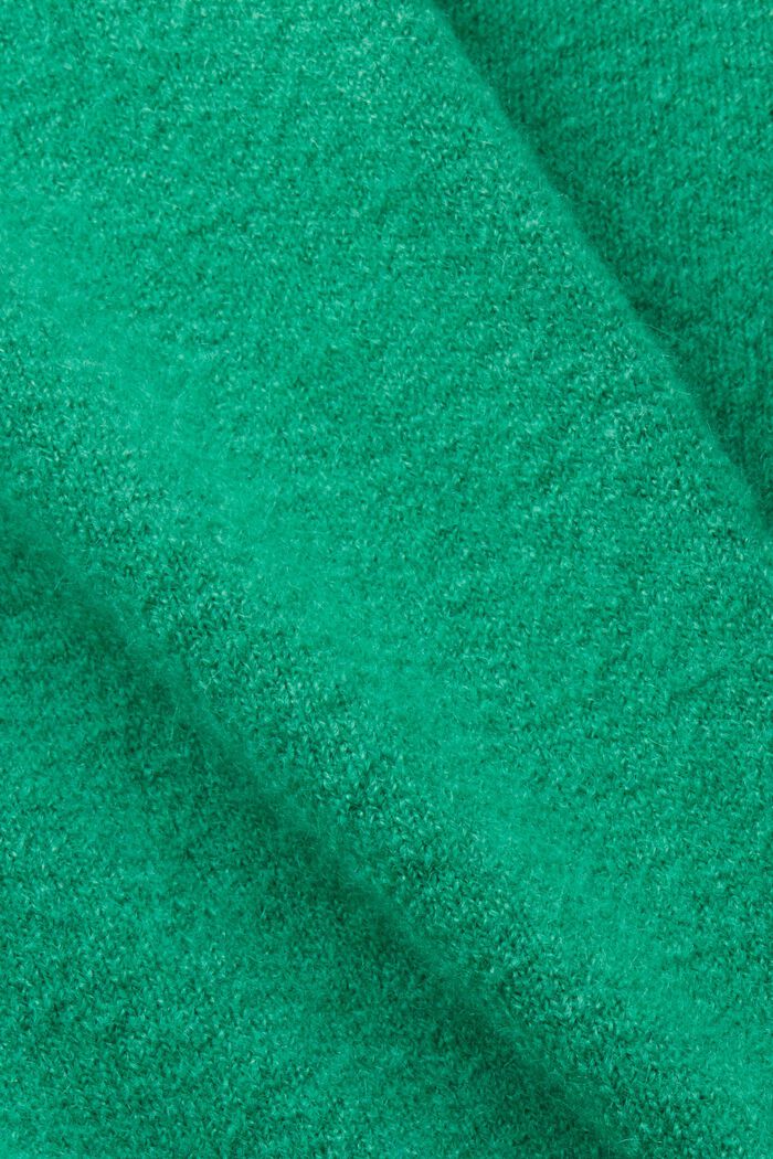 Mock Neck Sweater, GREEN, detail image number 5