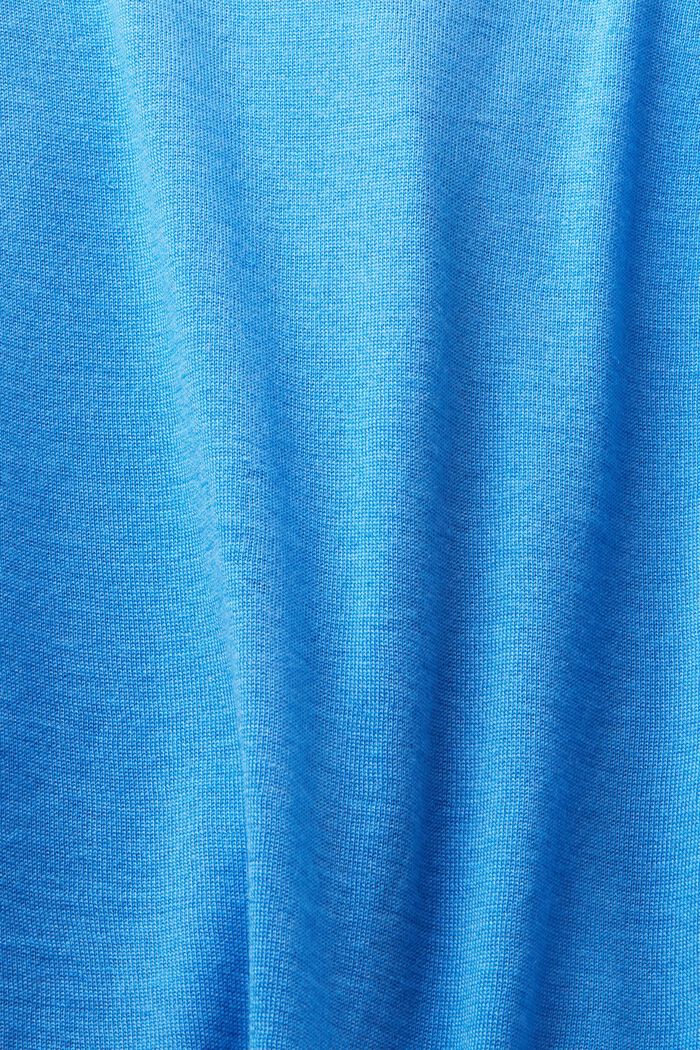 Marled Cashmere Cardigan, BLUE, detail image number 5