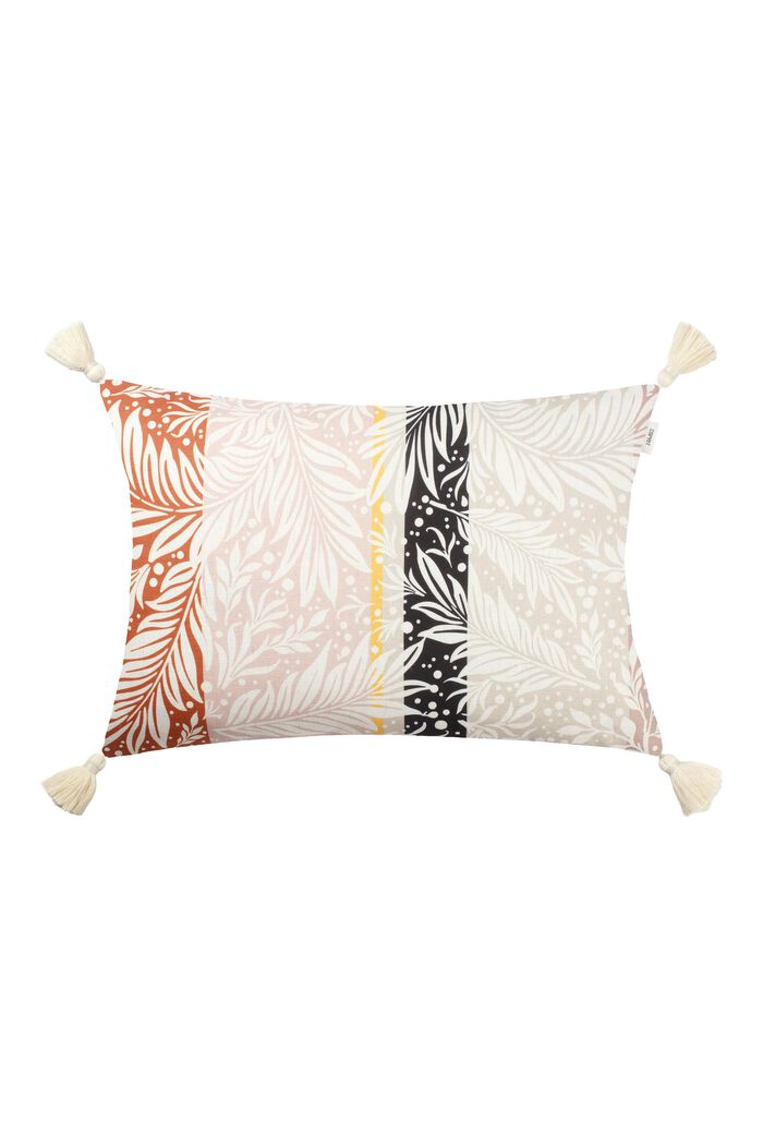 Decorative cushion cover with tassels