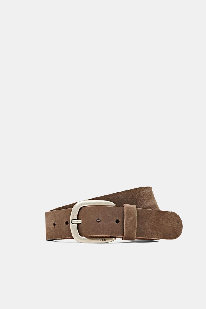 Leather belt, BROWN, detail image number 0