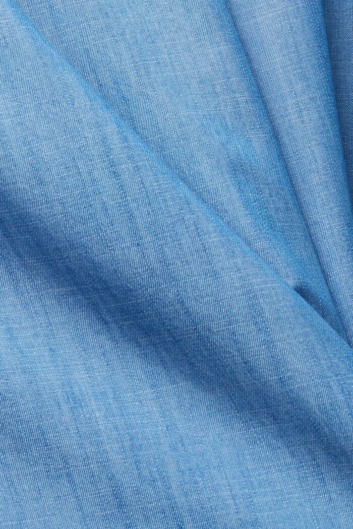 Made of TENCEL™: denim-effect midi dress, BLUE MEDIUM WASHED, detail image number 5