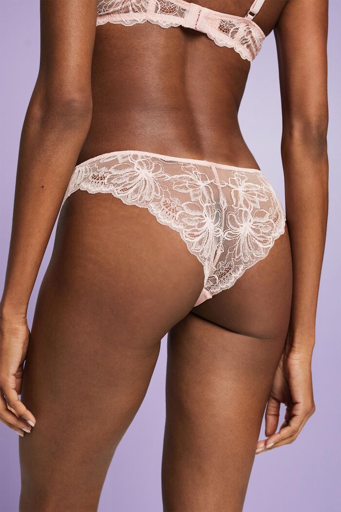 Brazilian Hipster Lace Briefs, LIGHT PINK, detail image number 3