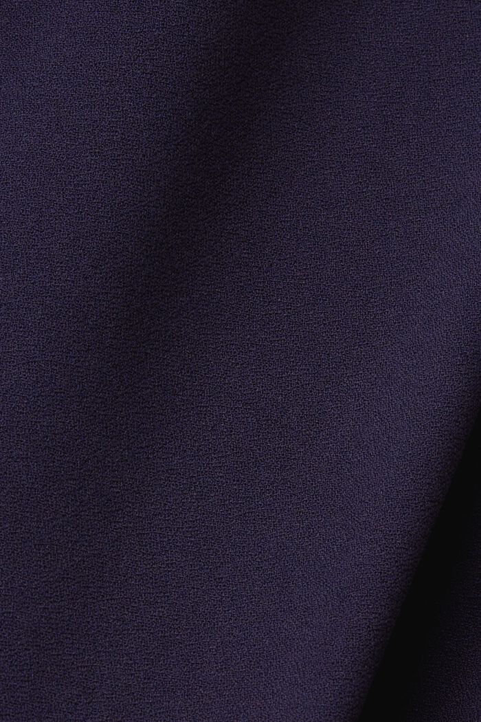 V-neck blouse with turn-down collar, NAVY, detail image number 5