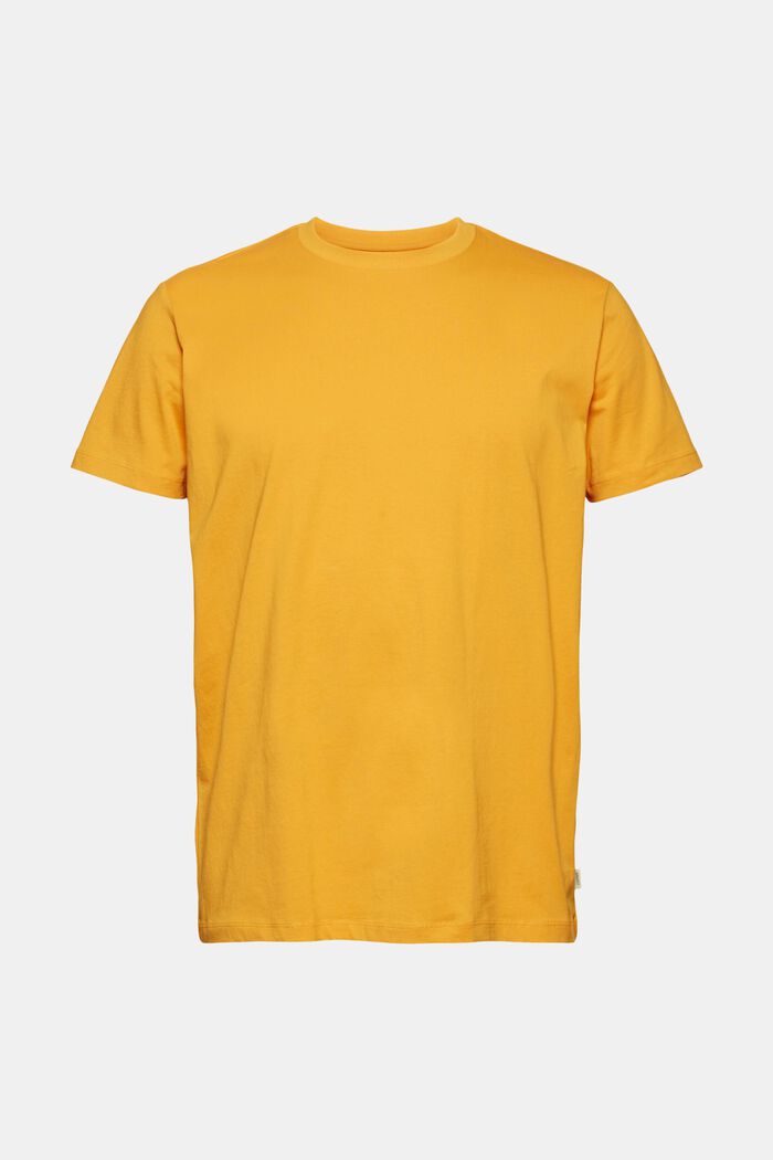 Jersey T-shirt made of 100% organic cotton, SUNFLOWER YELLOW, detail image number 0