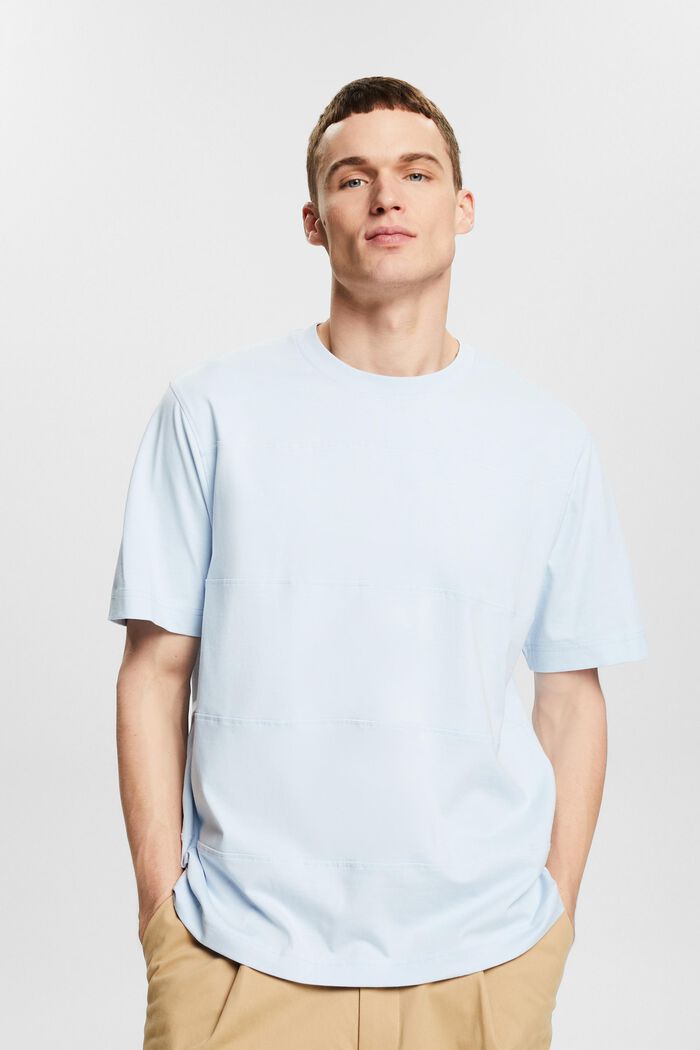 Organic Cotton Long-Sleeve T-Shirt, LIGHT BLUE, detail image number 0