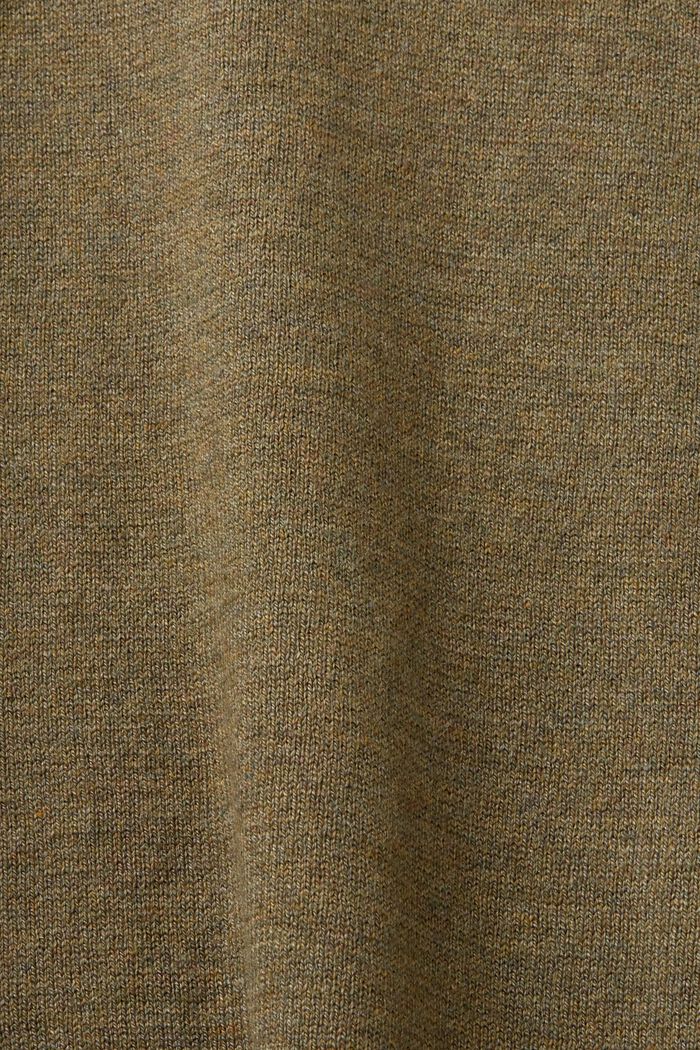Fine weave jumper, KHAKI GREEN, detail image number 5
