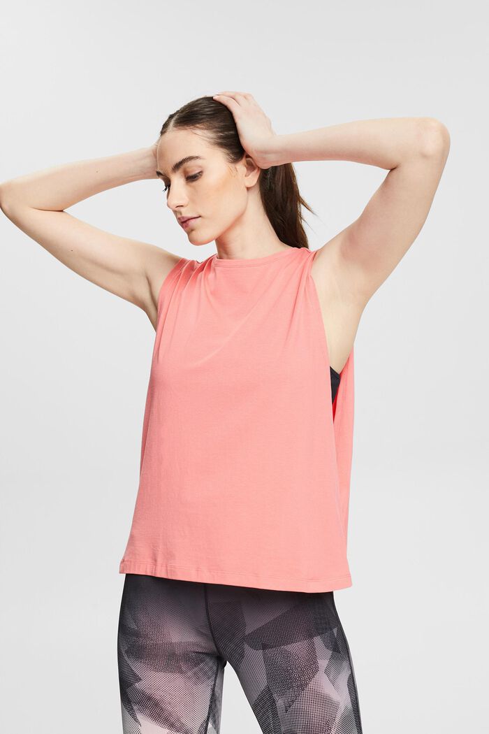 Top with deep armholes