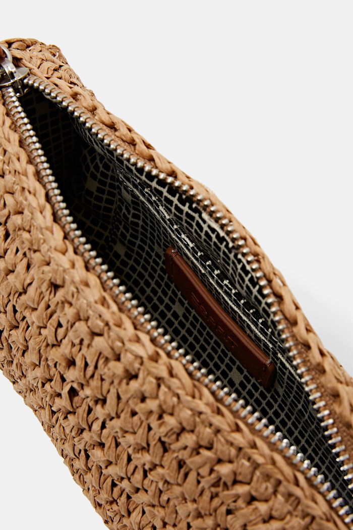 Crochet Shoulder Bag, CAMEL, detail image number 3