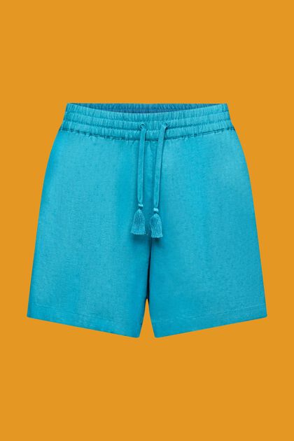 Beach shorts with linen