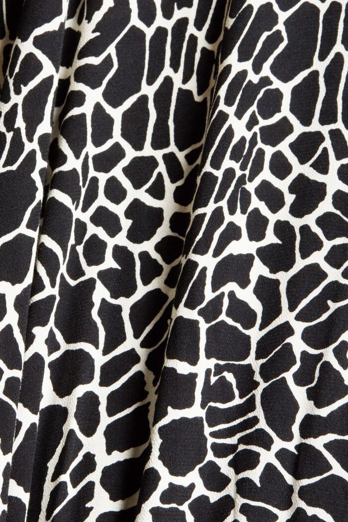 Shirt dress with LENZING™ ECOVERO™, BLACK, detail image number 4