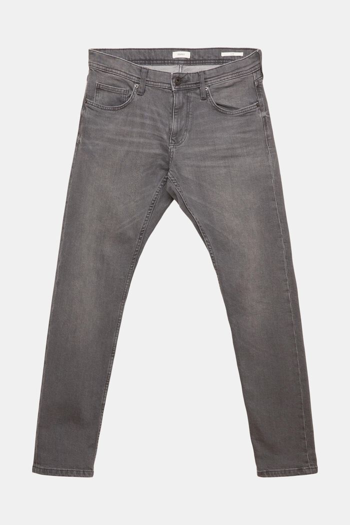 Stretch jeans containing organic cotton, GREY MEDIUM WASHED, detail image number 2