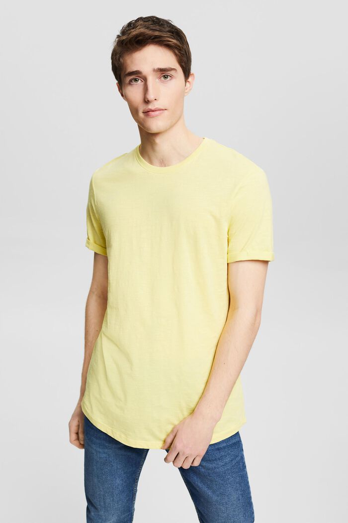 100% cotton T-shirt, YELLOW, detail image number 0