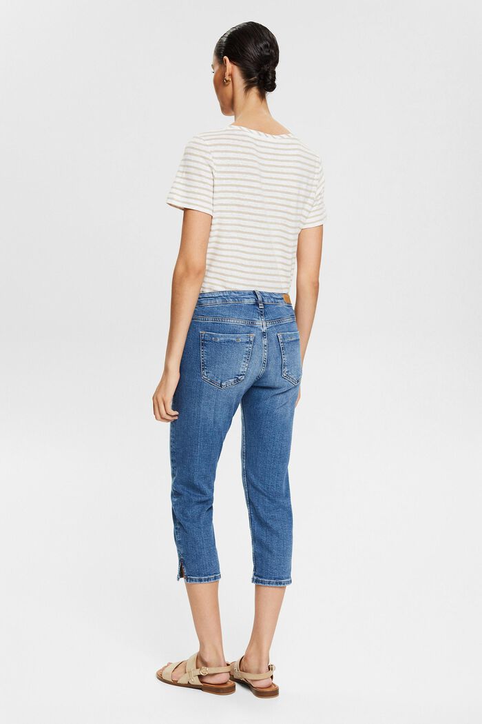 Capri-length jeans, BLUE MEDIUM WASHED, detail image number 3