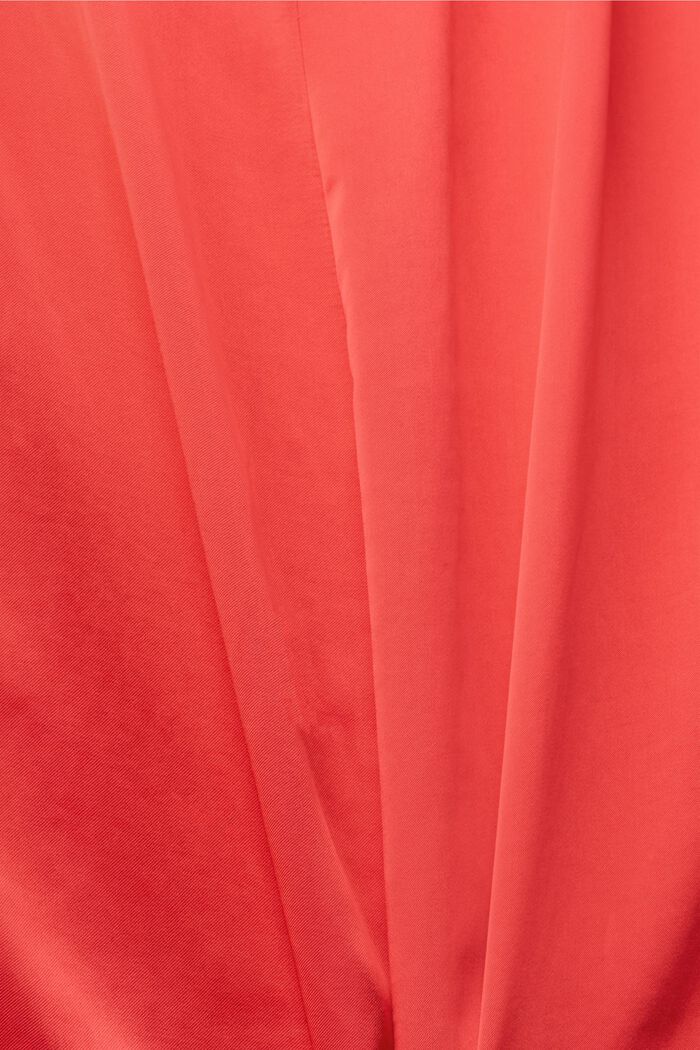 Mixed material top with LENZING™ ECOVERO™, RED, detail image number 4